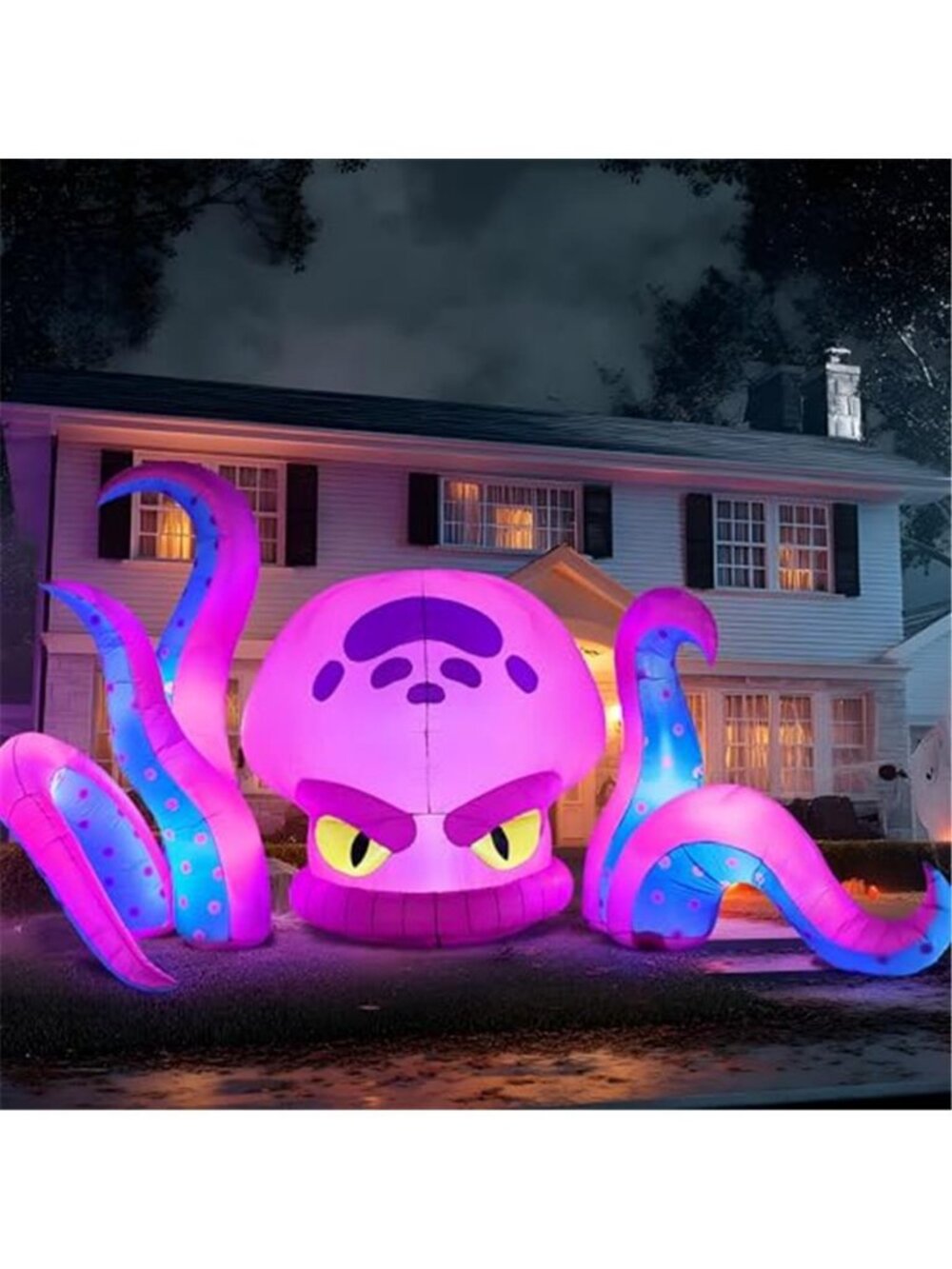 JOYIN 10FT Long Halloween Inflatable Octopus Decoration Octopus with Tentacles
